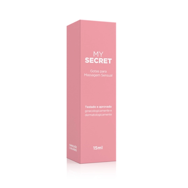 Gel Excitante Feminino My Secret em Gotas - 15ml - Image 3